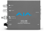 Load image into Gallery viewer, AJA Mini-Converters Optical Fiber Single-Mode 12G-SDI 8-Channel AES Audio Embedder/Disembedder
