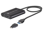 Load image into Gallery viewer, Sonnet DisplayLink Dual 4K 60Hz DisplayPort Adapter for M1/M2/M3 Thunderbolt Macs
