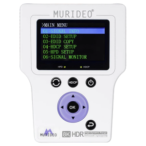 MURIDEO 8K SIX-G Test Pattern Analyzer