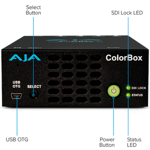AJA ColorBox In-Line HDR/SDR Algorithmic and LUT Color Transformer