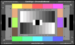 DSC Labs Front Box Portable Test Charts Practically Perfect – ChromaDuMonde 12 + 4 – SRW