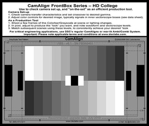DSC Labs Front Box Portable Test Charts College