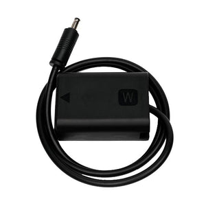 SmallHD Barrel to NP-FW50 faux battery adapter cable