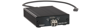 Sonnet Solo10G SFP+ 10 Gigabit Ethernet Thunderbolt 3 Adapter with Short-range SFP+ Transceiver